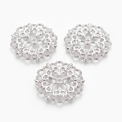 Tibetan Style Filigree Joiners Links LS-TIBE-A11623-P-LF-1