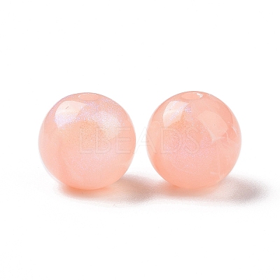 Opaque Acrylic Beads OACR-E014-19B-05-1