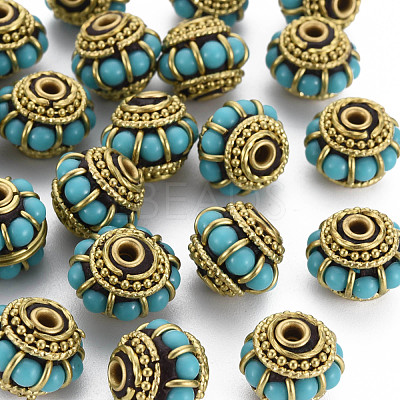 Handmade Indonesia Beads IPDL-E008-02B-1