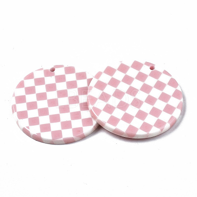 Opaque Cellulose Acetate(Resin) Pendants X-KY-Q057-002B-A04-1