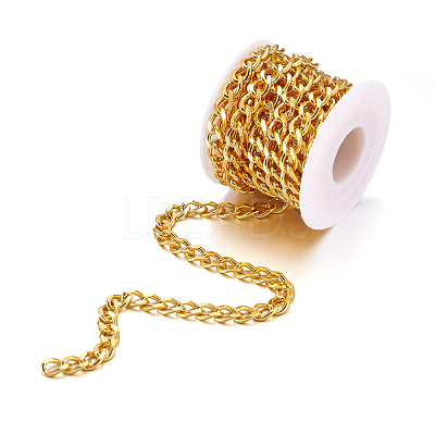 9.84 Feet Brass Faceted Curb Chains CHC-TA0001-31-1