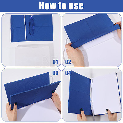 Polyester Book Cover OFST-WH0004-144I-1