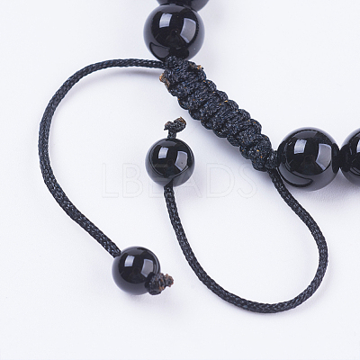 Adjustable Nylon Cord Braided Bead Bracelets BJEW-F308-55A-1