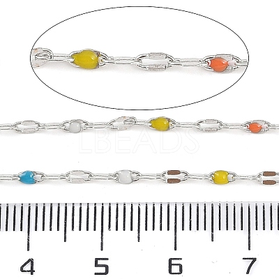 Brass Dapped Chains AJEW-Q153-03P-08-1