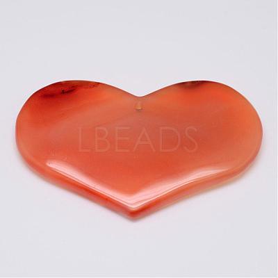 Natural Gemstone Big Pendants G-G647-28-1