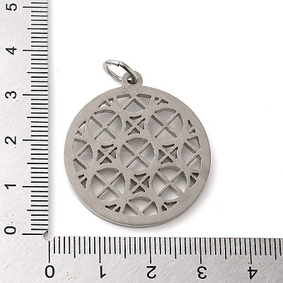Non-Tarnish 304 Stainless Steel Pendants STAS-C086-05M-P-1