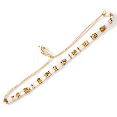 Adjustable Glass Tile Bracelets MD3994-2-1