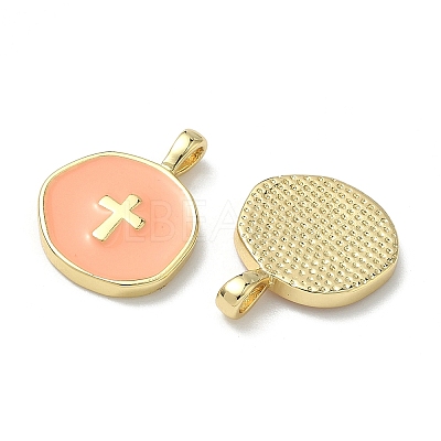 Brass Enamel Pendants KK-G417-01LG-01-1
