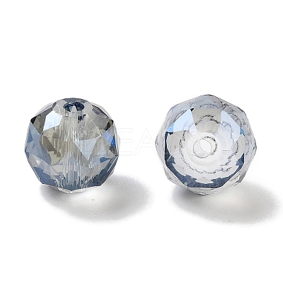 Electroplate Round Glass Beads EGLA-A043-01-FR02-1