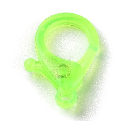 Transparent Plastic Lobster CLaw Clasps KY-H005-A07-1