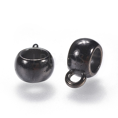 Tibetan Style Alloy Tube Bails LS-TIBEP-LFH251Y-B-LF-1