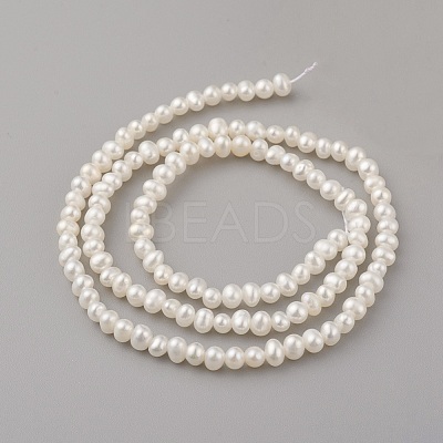 Natural Cultured Freshwater Pearl Beads Strands PEAR-G007-36-1