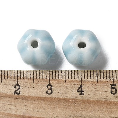 Vintage Porcelain Pumpkin Beads PORC-L080-H10-1