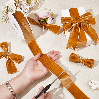 Velvet Ribbon OCOR-WH0078-529C-1