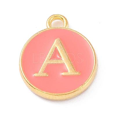 Golden Plated Alloy Enamel Charms ENAM-Q437-11A-1
