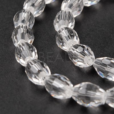 Glass Beads Strands X-GC893Y-14-1