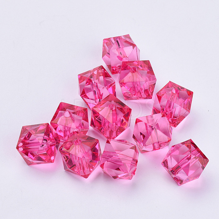Transparent Acrylic Beads TACR-Q259-14mm-V08-1