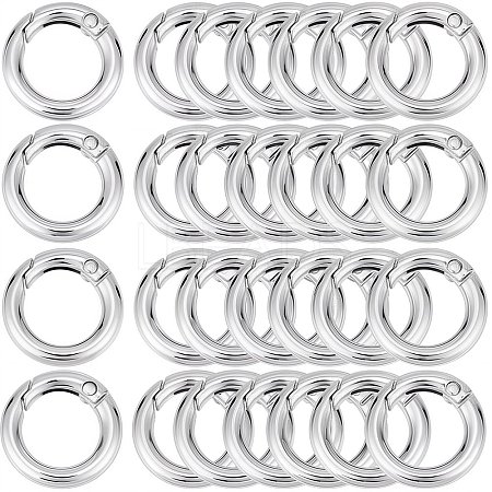 Zinc Alloy Spring Gate Rings FIND-SP0001-08A-1