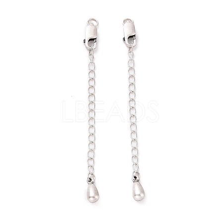 925 Sterling Silver Chain Extenders STER-D036-41AS-1
