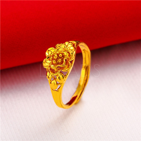 Alloy with Brass Finger Rings FS-WG26B4E-12-1