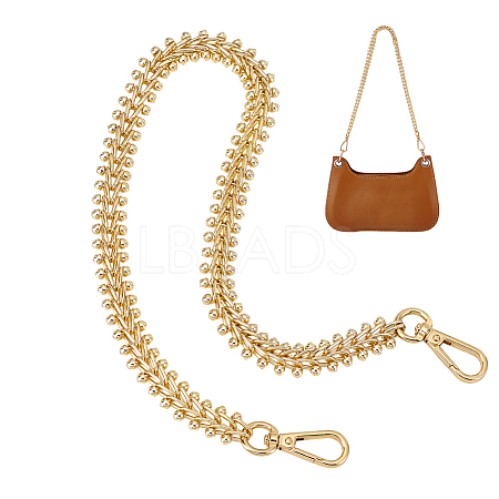 Zinc Alloy Wheat Bag Chains FIND-WH0436-48-1