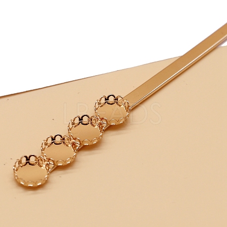 Brass Hair Fork Findings PW-WGF4DEE-01-1