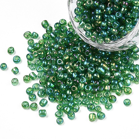 Round Glass Seed Beads SEED-A007-3mm-167-1