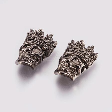 Tibetan Style Alloy Beads TIBEB-L002-05B-1