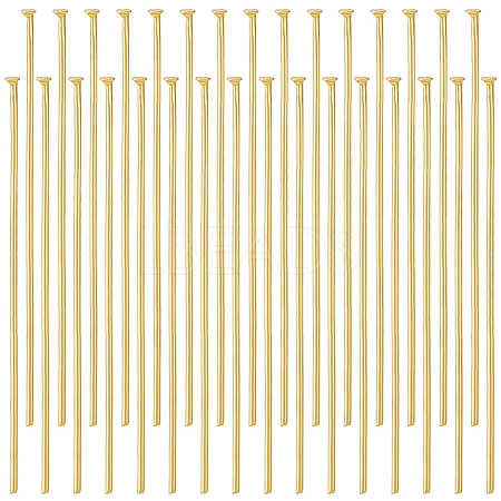 Beebeecraft 304 Stainless Steel Flat Head Pins STAS-BBC0004-37C-1