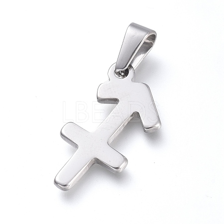 Non-Tarnish 304 Stainless Steel Pendants STAS-L210-06J-P-01-1