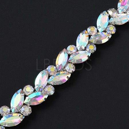 Rhinestone Cup Chain OCOR-WH0073-52B-1