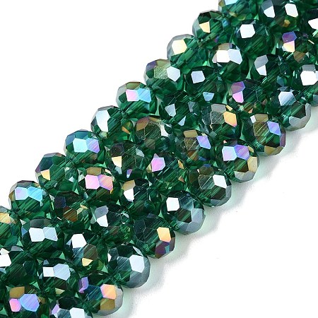 Electroplate Glass Beads Strands LS-EGLA-A044-T6mm-B18-1