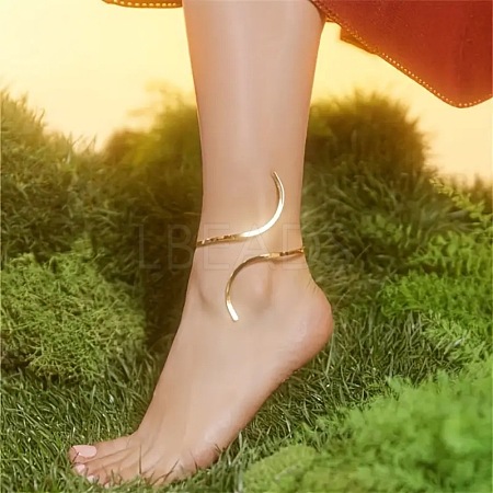 Polishing Bend Iron Cuff Anklets WG00C9B-01-1