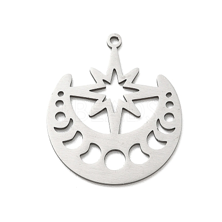 201 Stainless Steel Pendants SA-CBA6FBD-03P-1