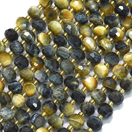 Natural Tiger Eye Beads Strands G-K389-E50-01-1