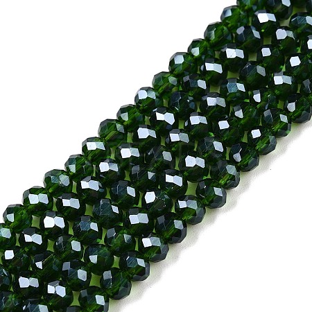 Electroplate Glass Beads Strands EGLA-A044-T4mm-A24-1