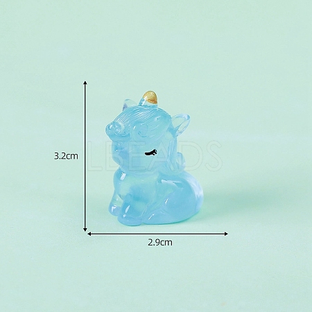 Luminous Glow in the Dark Resin Sculpture Display Decorations PW-WGBD4AA-03-1