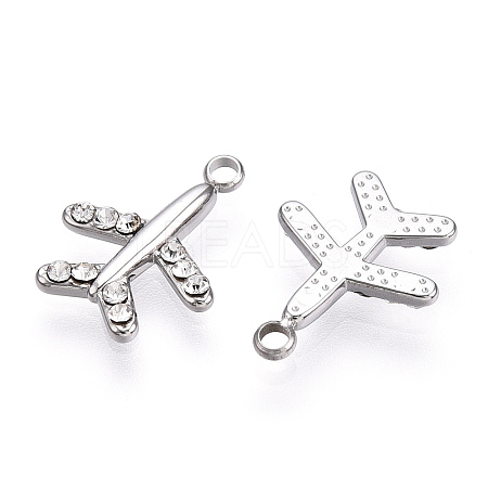 304 Stainless Steel Charms STAS-T064-27P-1