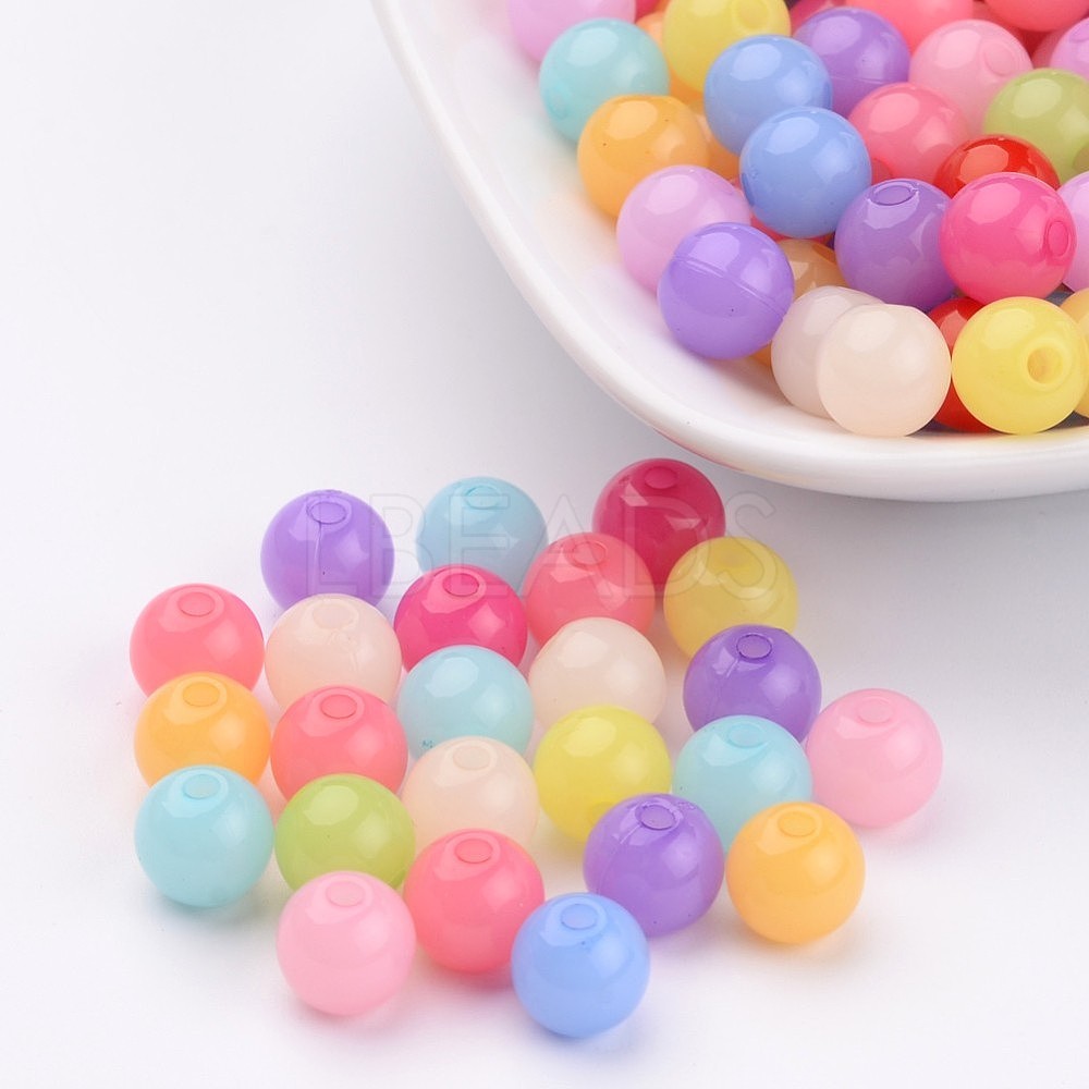 Imitation Jelly Acrylic Beads - Lbeads.com