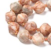 Natural Red Netstone Beads Strands G-U023-A13-01-4
