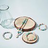Flat Round Handmade Polymer Clay Bead Spacers CLAY-R067-3.0mm-13-6