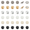 36Pcs 6 Colors Aluminum Snap Buttons FIND-WR0011-57B-1