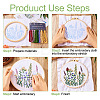 DIY Flower Pattern Embroidery Beginner Kits DIY-TAC0020-38-5