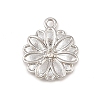 Brass Micro Pave Clear Cubic Zirconia Charms KK-G544-07P-02-1