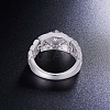 SHEGRACE 925 Sterling Silver Finger Ring JR540A-04-4