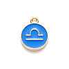 Alloy Enamel Pendants ENAM-S124-01B-02K-2