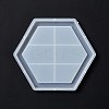 DIY Hexagon Tray Display Decoration Silicone Molds X-DIY-G067-05C-3