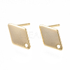 Brass Stud Earring Findings X-KK-N186-60-1