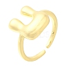 Rack Plating Brass Open Cuff Rings RJEW-S394-01G-U-2