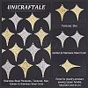 16Pcs 4 Style 304 Stainless Steel Pendants STAS-UN0038-32-3